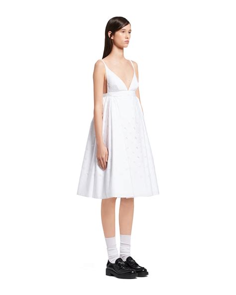 prada white slip dress|prada mini dress.